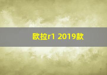 欧拉r1 2019款